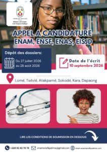 Lire la suite à propos de l’article Opportunités de Carrière en Santé au Togo : Concours d&rsquo;Entrée aux Écoles Nationales (Promotion 2026-2029)
